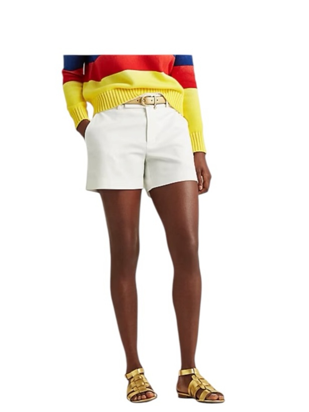 Lauren Ralph Lauren Double-Faced Stretch Cotton Short Women’s Size 8